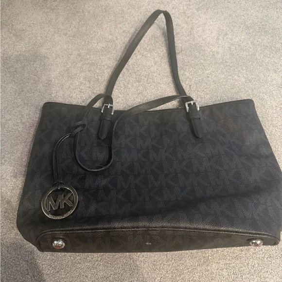 Michael Kors Black Signature Tote - Picture 3 of 5